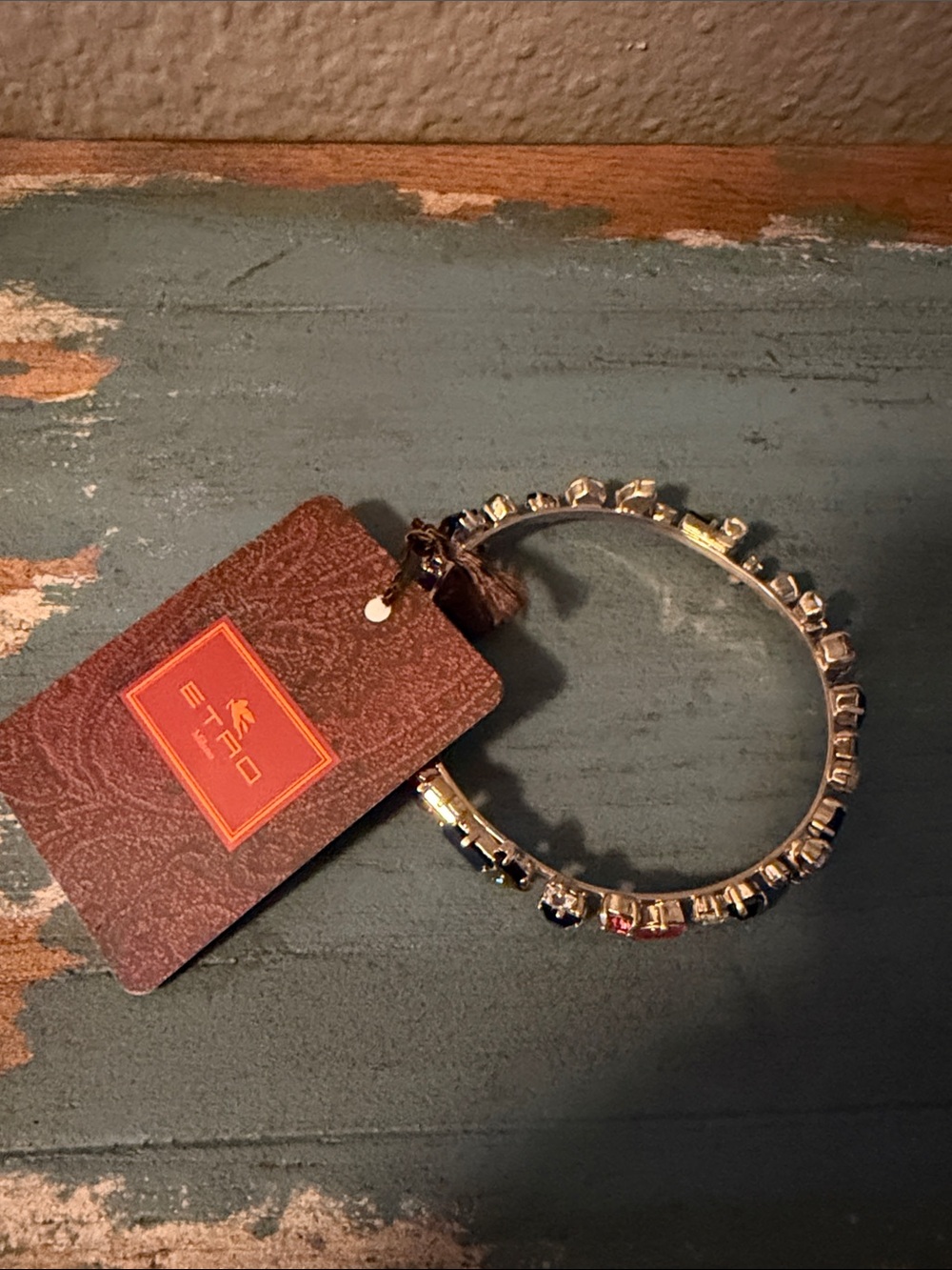 ETRO CRYSTAL BANGLE BRACELET - Picture 4 of 7